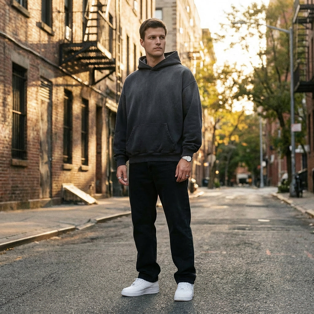 Washed Heavyweight Oversized Hoodie